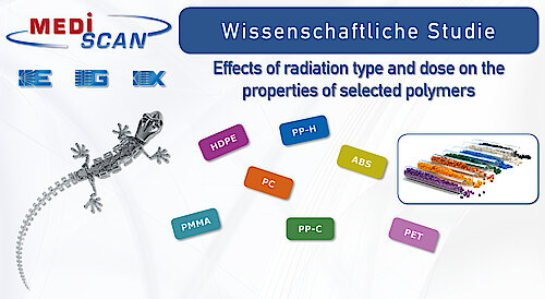 Effects of radiation type and dose on the properties of selected polymers - scientific publication by Mediscan
